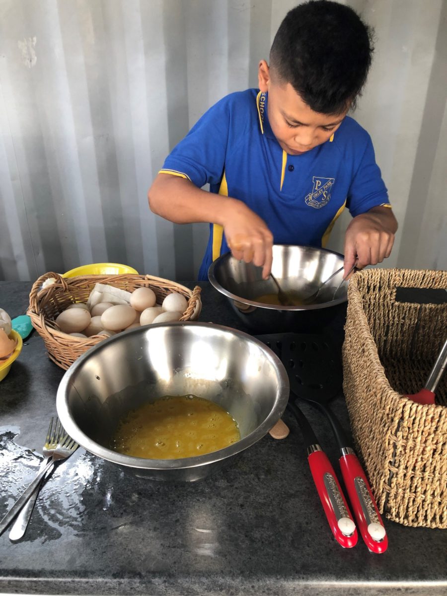 student cooking